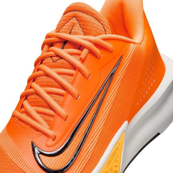 Nike Precision VII 7 – Size 9.5 Men Basketball Shoes Orange White FN4322-800 NEW
